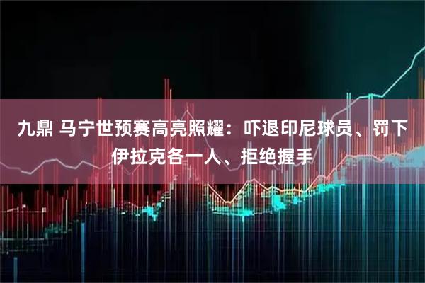 九鼎 马宁世预赛高亮照耀：吓退印尼球员、罚下伊拉克各一人、拒绝握手